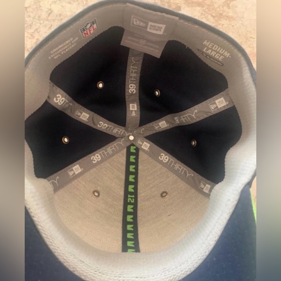 New Era 39thirty Seattle Seahawks Fitted Hat Size medium Large - Picture 4 of 7